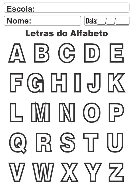 Alfabeto De A A Z Para Imprimir