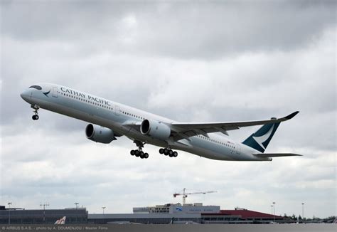 Travel Pr News Cathay Pacifics First Airbus A350 1000 Successfully