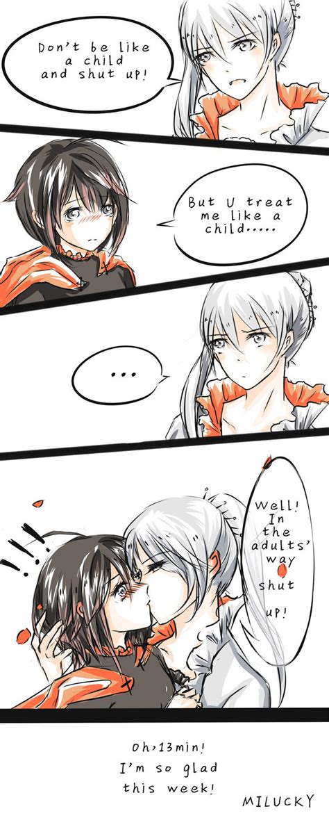 Ruby Rose And Weiss Schnee Comic Rwby Know Your Meme