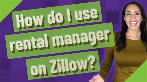 How do I use rental manager on Zillow? - YouTube