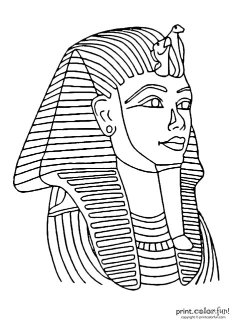 King Tut Drawing Tut King Draw Mask Drawing Dragoart Ancient Egyptian