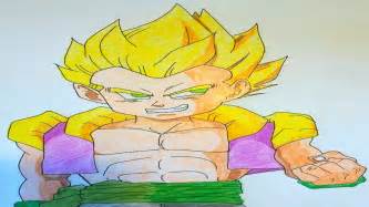 Speed Drawing Gotenks Youtube