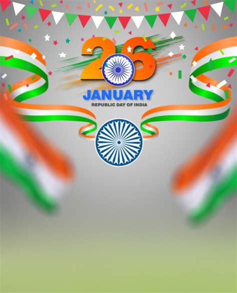 26 January Hd Photo Editing Republic Day Backgrounds Pngbackground