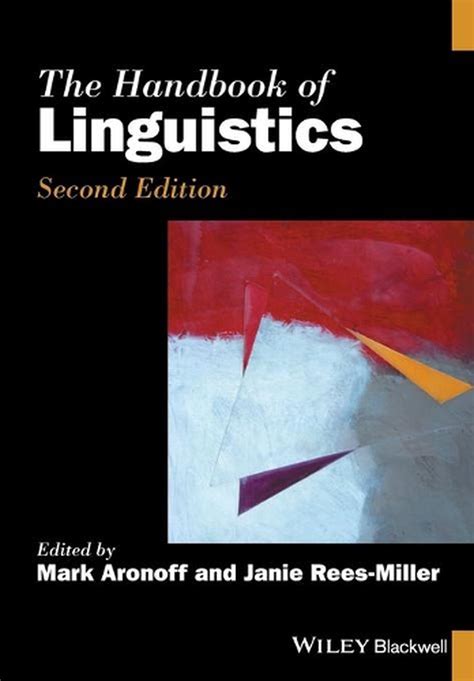 The Handbook Of Linguistics By Mark Aronoff English Paperback Book