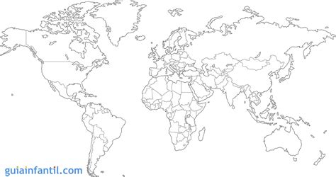 Mapamundi Para Niños De Primaria 5 Mapas Temáticos Del Mundo