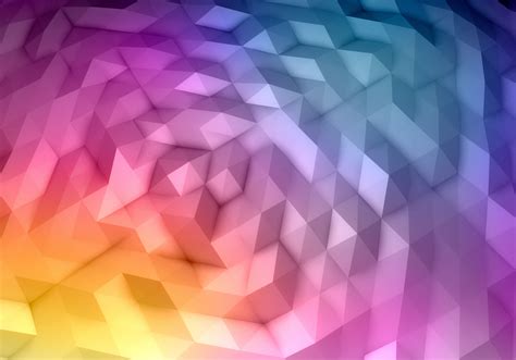 Wallpaper Illustration Abstract Purple Low Poly Symmetry