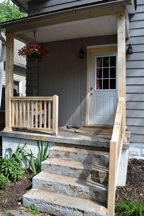 Stained concrete can come in a variety of color and gives a more rustic feel to the floor. Painting a concrete porch | Concrete porch, Stained ...