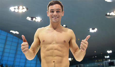 Artist David Hockney Paints Tom Daley Nude Portrait