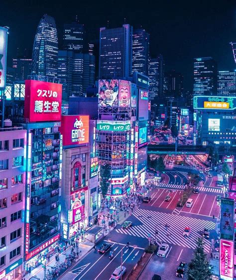 Pin By Mads On Be Happy — Aesthetic Japan Tokyo Night City Aesthetic