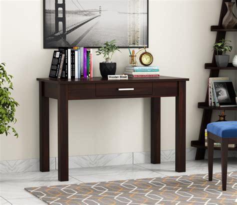 Buy Wiley Study Table Walnut Finish Online In India At Best Price