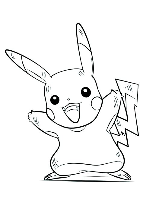 Pokemon Coloring Pages Pikachu Coloring Print
