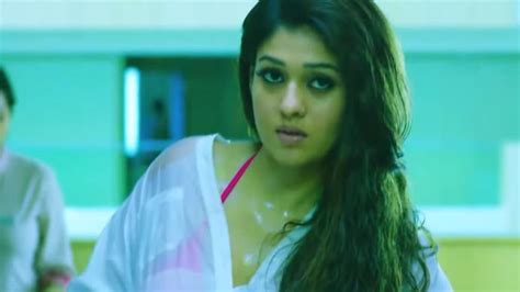 Watch Nayantharas Hot Scene In Wet White Shirt From Arrambam Sexy South Indian Actress