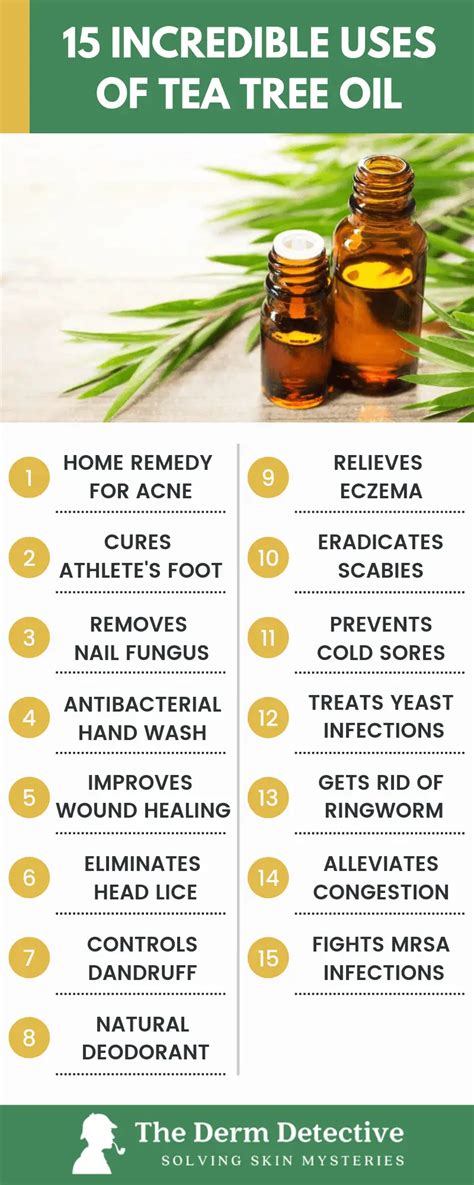 15 Incredible Ways To Use Tea Tree Oil The Derm Detective