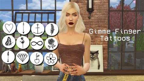Hieizzysims Gimme Finger Tattoos 3 Levels Of Love 4 Cc Finds