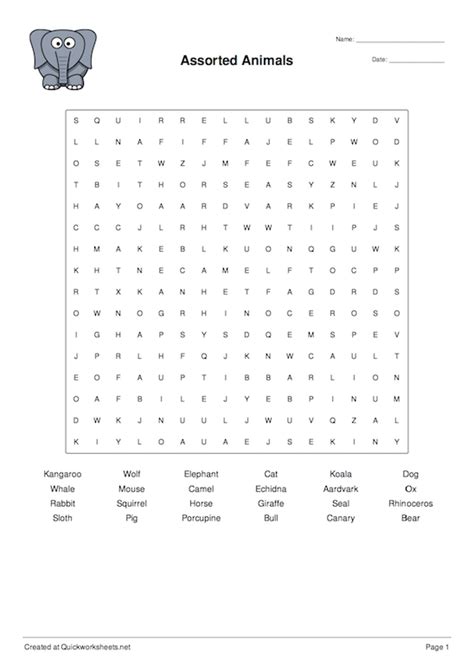 Word Scramble Wordsearch Crossword Matching Pairs And Other Worksheet Makers