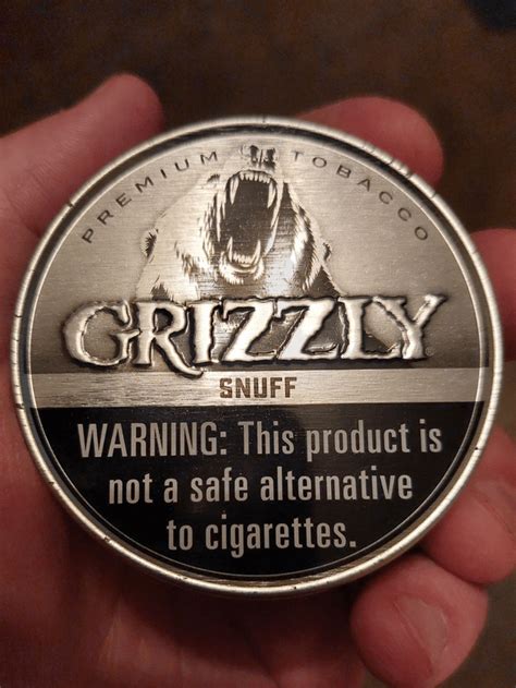 New Can Of Grizzly Snuff Still No Luck Finding Copenhagen Black Yet