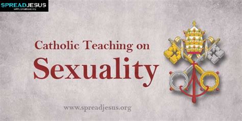 Catholic Teaching On Sexuality Outside Of Marriage All Sexual Acts