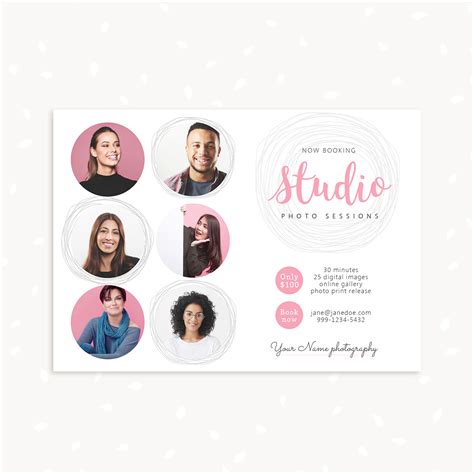 Studio Mini Session Template Strawberry Kit