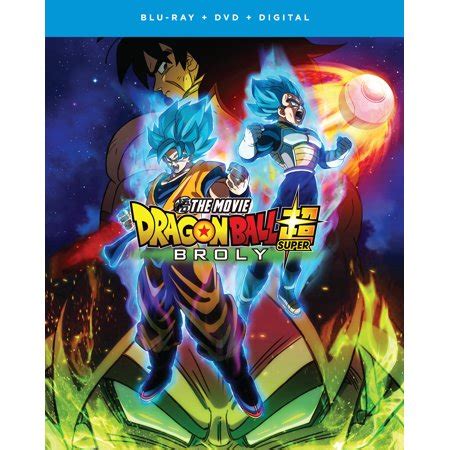 A dragon ball z poster. Dragon Ball Super: Broly - The Movie (Blu-ray + DVD + Digital Copy) - Walmart.com