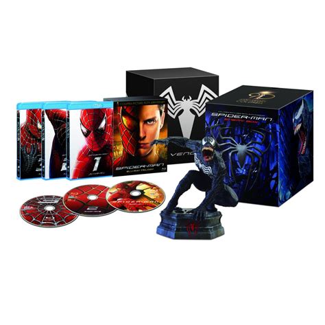 楽天ブックス コロンビア映画90周年記念スパイダーマンヴェノムフィギュア付きBOX 初回生産750個限定 Blu ray サム