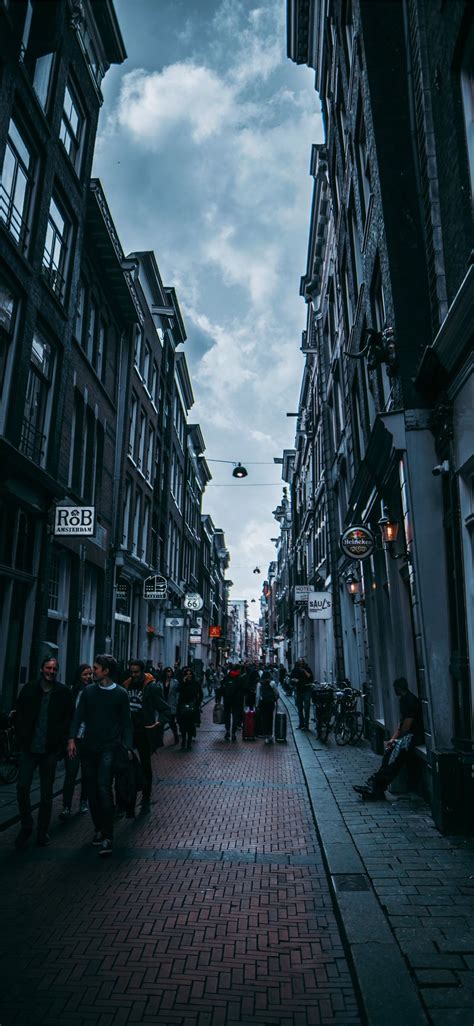 Amsterdam Streets 4k And Background Iphone X Wallpapers Free Download
