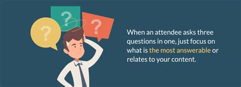 How To Handle Questions And Answer Sessions During Presentations