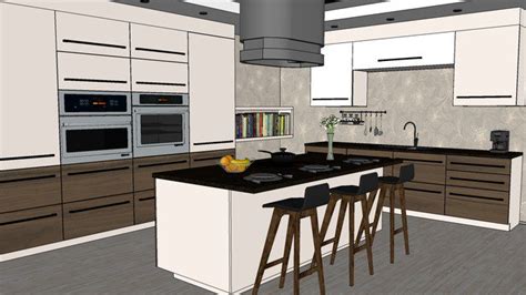 3d kitchen cabinet models download , free kitchen cabinet 3d models and 3d objects for computer graphics applications like advertising, cg works, 3d visualization, interior design, animation and 3d game, web and any other field related to 3d design. 3D Warehouse on Twitter: "Kitchen Modern by Cinema - # ...