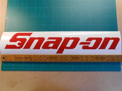 Snap On Logo Decal 6 Sizes 12 Colors Free Shipping
