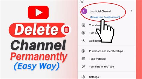 How To Delete Youtube Channel Permanently On Phone 2023 Easy Way
