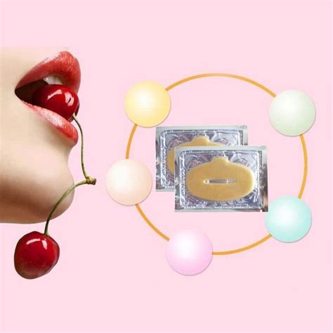 50pcs Lip Mask Women Lady Lips Care Gold Sexy Crystal Membrane Collagen