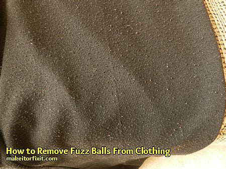 Learn how to clean your laundry with the power of clorox® bleach! How To Remove Fuzz Balls From Clothing | Make It Or Fix It ...