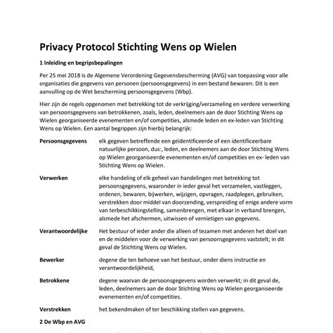 Privacy Protocol Wens op Wielen.pdf | DocDroid