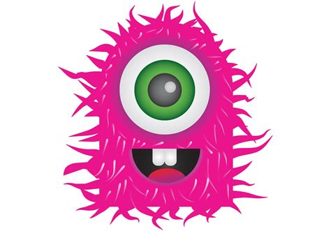 Free Pink Monster Vector