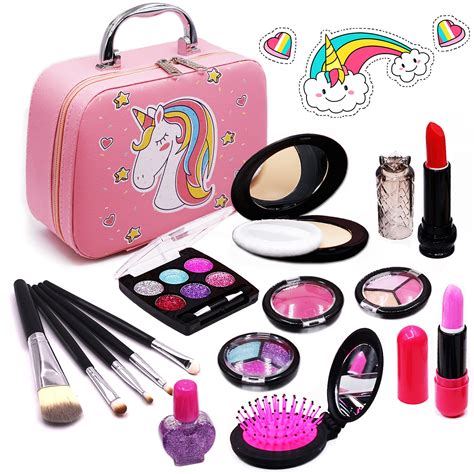 Buy Senrokes Washable Makeup Kit Girls Toy Girls Play Real Makeup Kit