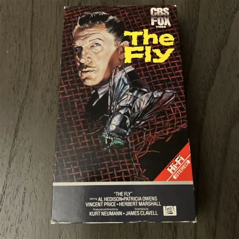 Vhs The Fly 1958 Original Cbs Fox Vincent Price Like New 1200 Picclick
