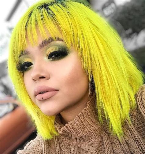 50 Eye-Catching Yellow Hair Color Ideas in 2019 | Yellow ...