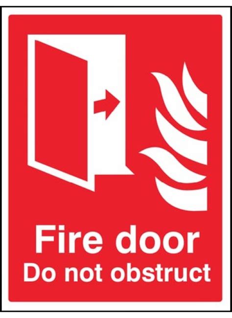 Fire Door Do Not Obstruct