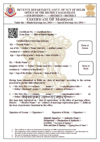 Marriage Registration In Delhi Quick Marriage Certificate