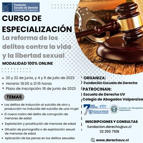 curso de actualizaciÓn la reforma de los delitos contra la vida y la libertad sexual facultad