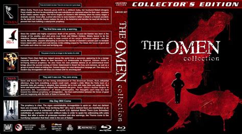 The Omen Collection 5 Disc Blu Ray Cover 2008 R1 Custom