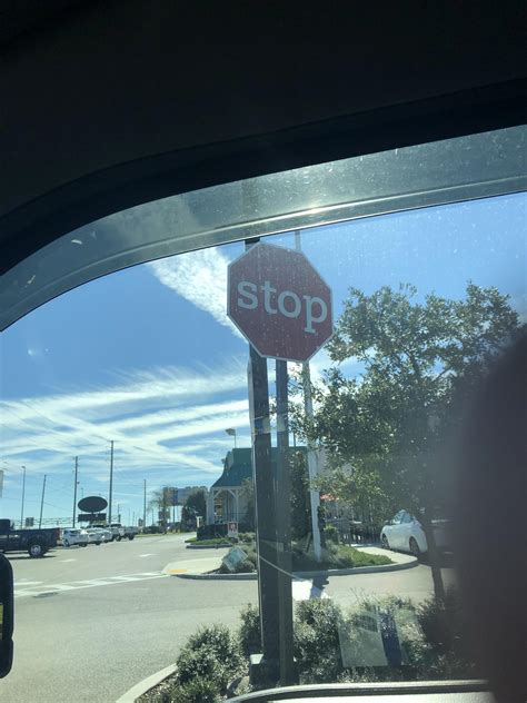 The Font On This Stop Sign Is Not In All Caps