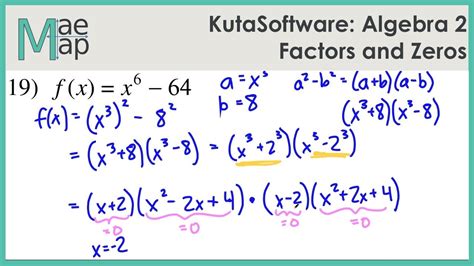 The kuta software infinite algebra 2 answers is developing at a frantic pace. Factoring Polynomials Worksheet With Answers Algebra 2 ...