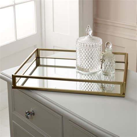 Maybe you would like to learn more about one of these? Large Gold Mirrored Cocktail Tray - Melody Maison®