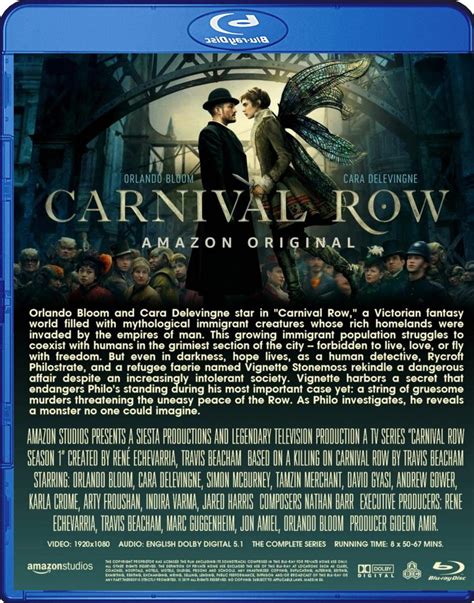 Carnival Row Blu Ray 2019 The Complete Season 1