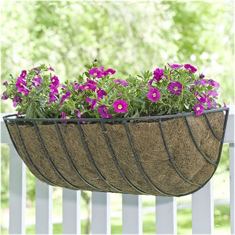 Horse trough planter help save space and substantially beautify any balcony, home, or public area in which they are placed. CobraCo Canterbury Horse Trough Rail planter | Trough ...