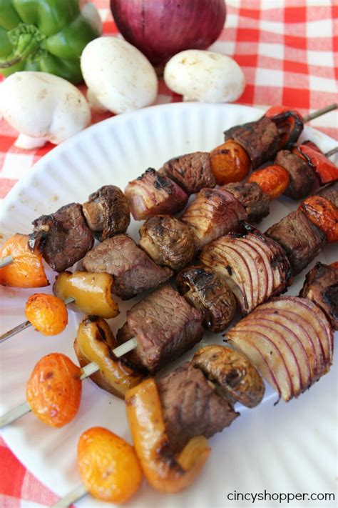 Kabobs must be free from bones. From the Grill: Beef Kabobs Recipe - CincyShopper