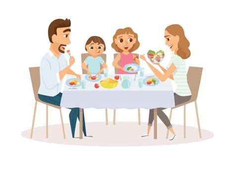 May 06, 2018 · family eating dinner stock vectors, clipart and illustrations. Family Eating Together Illustrations, Royalty-Free Vector ...