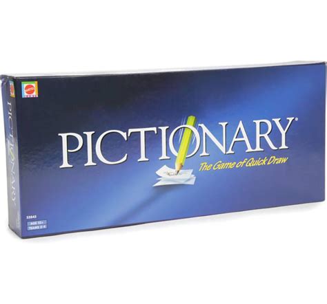 Shop Mattel Pictionary The Game Of Quick Draw Board Games For Kids