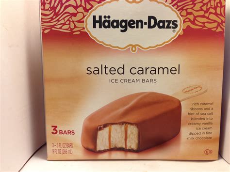 Crazy Food Dude: Review: Haagen-Dazs Salted Caramel Ice Cream Bars