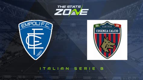 Fiamozzi, maietta (6' sierralta), romagnoli, balkovec; 2019-20 Serie B - Empoli vs Cosenza Preview & Prediction - The Stats Zone